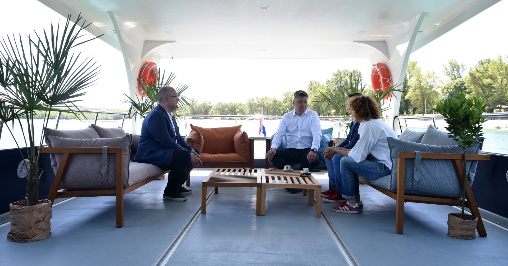 President Milanović Attends Presentation of Solar Powered Electric Boat